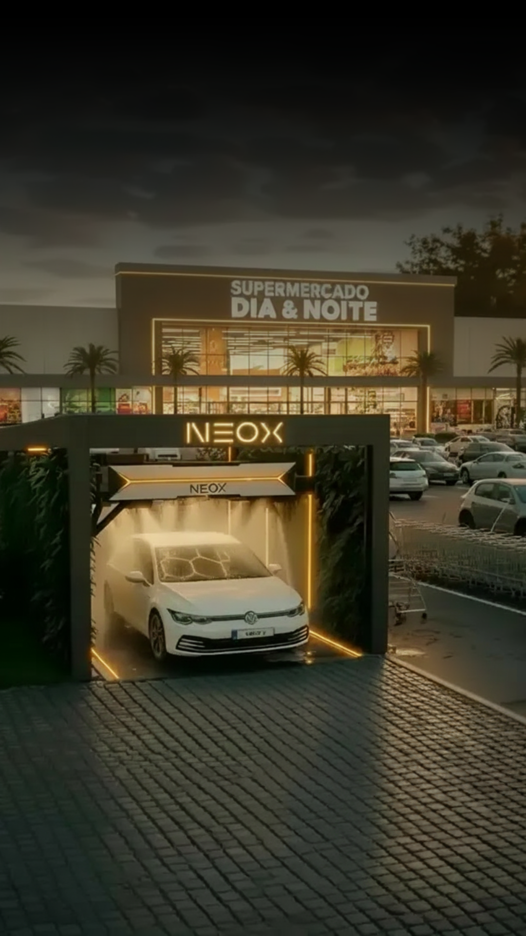 Supermercado com sistema NEOX Smart Wash